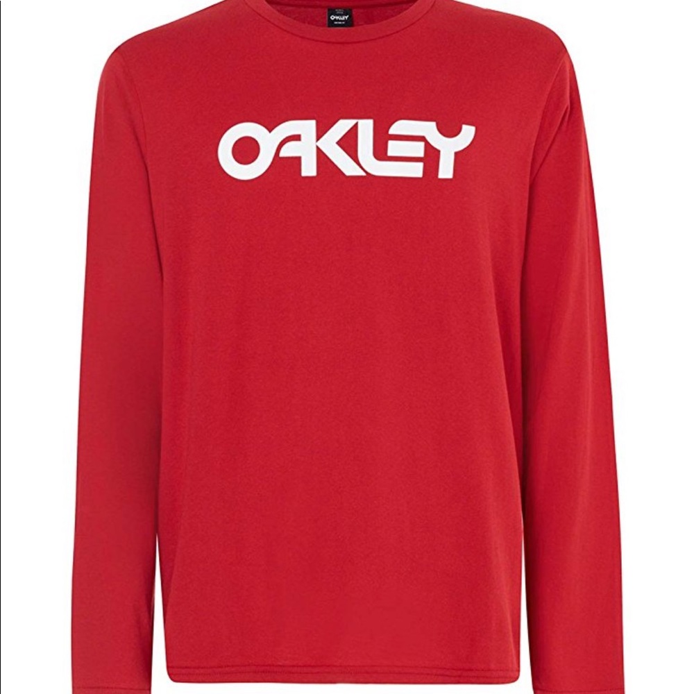 Oakley Mens Long Sleeve Red